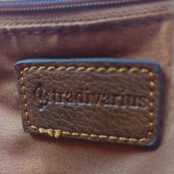 Large Brown  Faux Leather Handbag / Tote - Picture 8 of 8